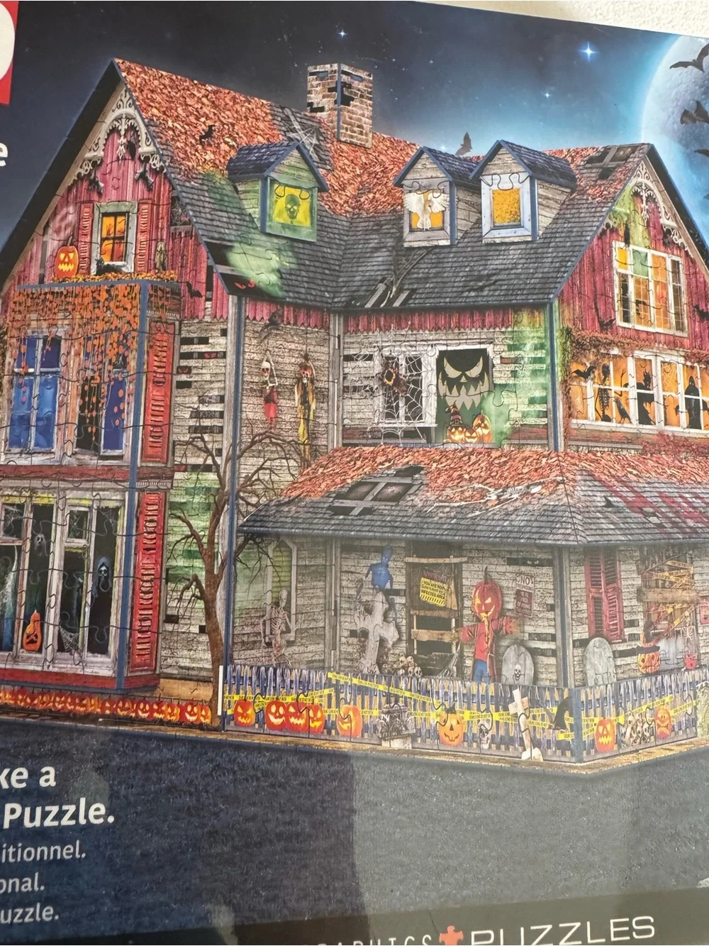 NEW Eurographics Haunted House 3D Jigsaw Puzzle 1100 Piece Halloween Sealed